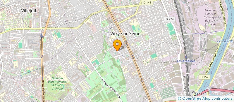 localisation de l'entreprise M-R-TAXI  VITRY-SUR-SEINE