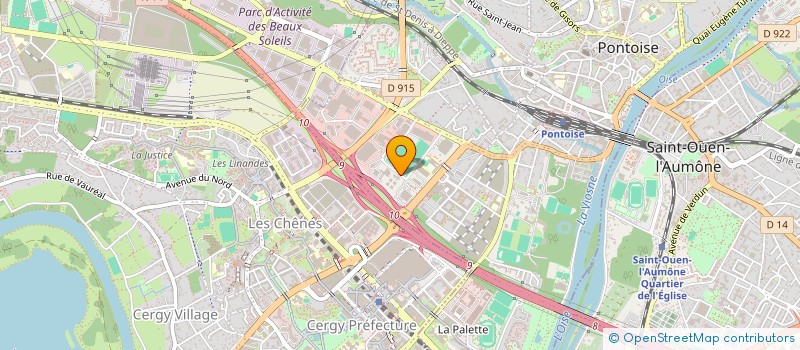 localisation de l'entreprise M.R TELECOM à PONTOISE