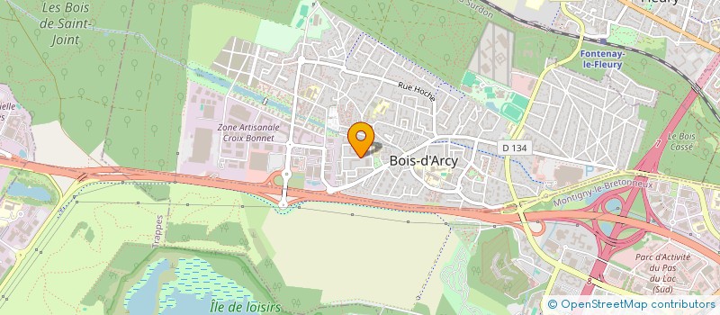 localisation de l'entreprise M&R TRAITEUR à BOIS-D'ARCY