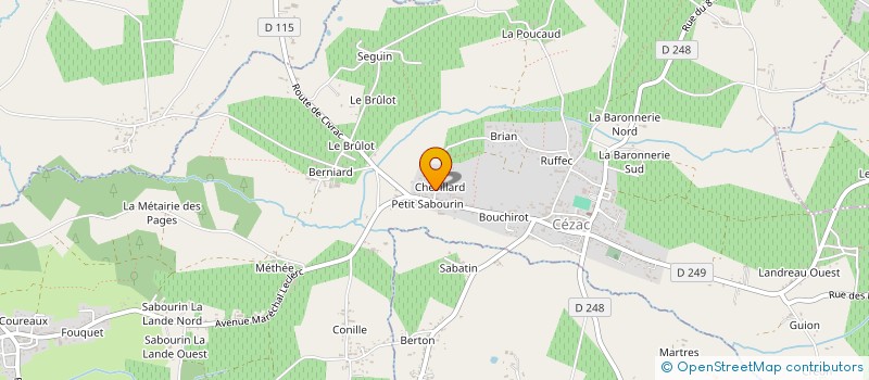 localisation de l'entreprise M.R. VTC  CEZAC