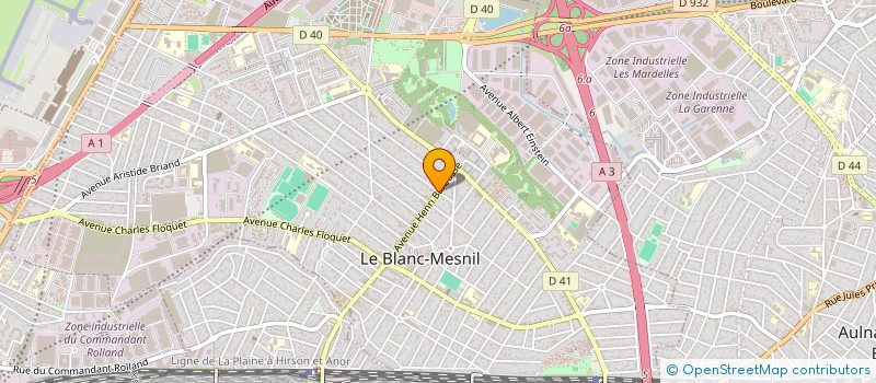 localisation de l'entreprise M.R.Z BATIMENT à LE BLANC-MESNIL