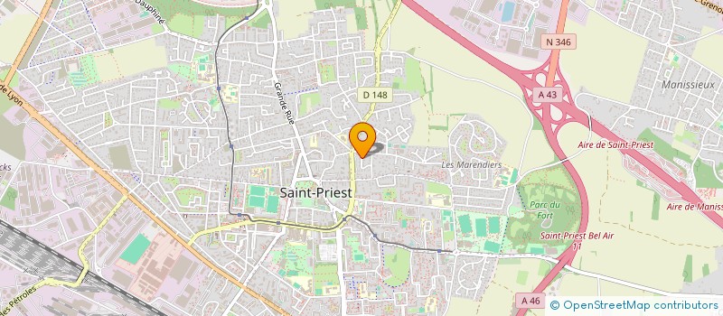 localisation de l'entreprise M RABET  SAINT-PRIEST