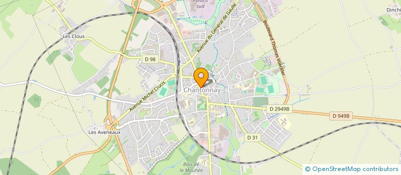 localisation de l'entreprise M'RAUDE à CHANTONNAY