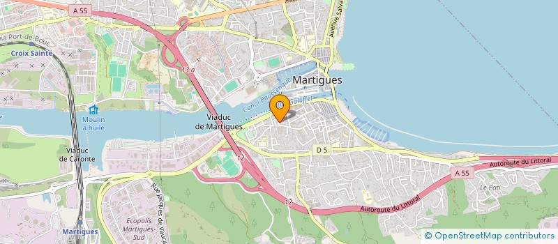 localisation de l'entreprise M RECORD PRODUCTION  MARTIGUES