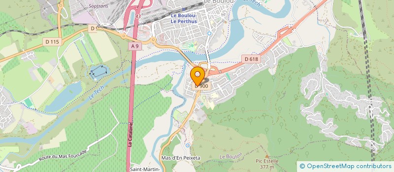 localisation de l'entreprise M RENOV 66 à LE BOULOU