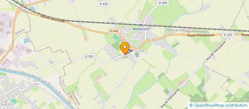 localisation de l'entreprise M RENOVATION  BETHUNE