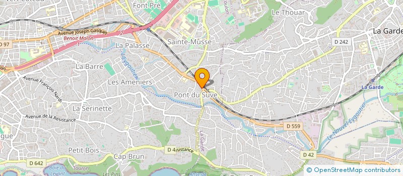 localisation de l'entreprise M RENOVATION  TOULON