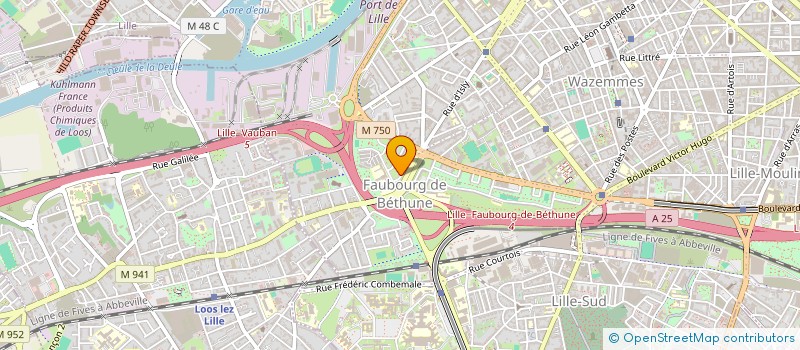 localisation de l'entreprise M RENT CARS à LILLE
