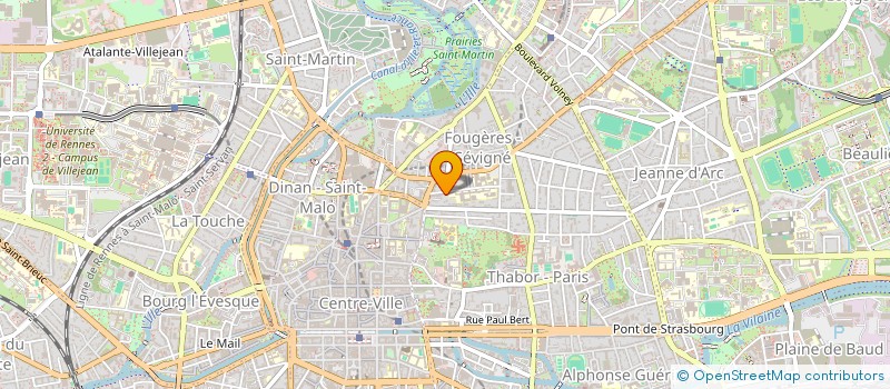 localisation de l'entreprise M RH CONSEILS à RENNES
