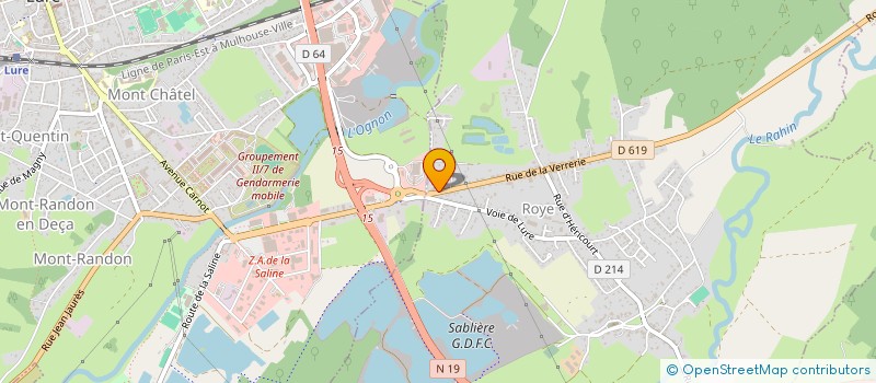 localisation de l'entreprise M. RIETZ - MME RATTE, INFIRMIERS  ROYE