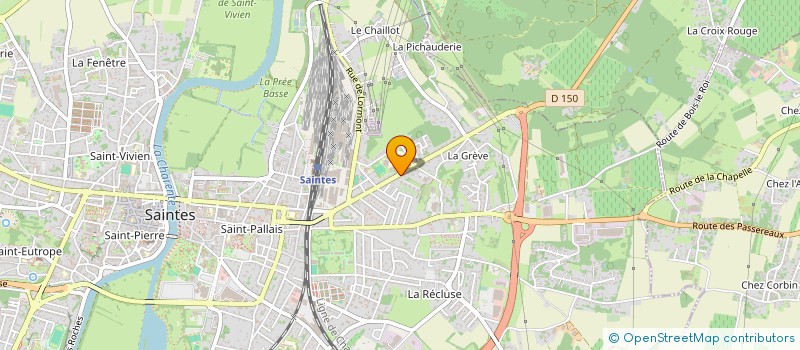 localisation de l'entreprise M@RNIER IMMO  SAINTES