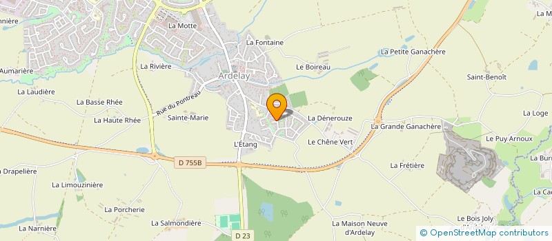 localisation de l'entreprise M'ROAD COMPANY  LES HERBIERS