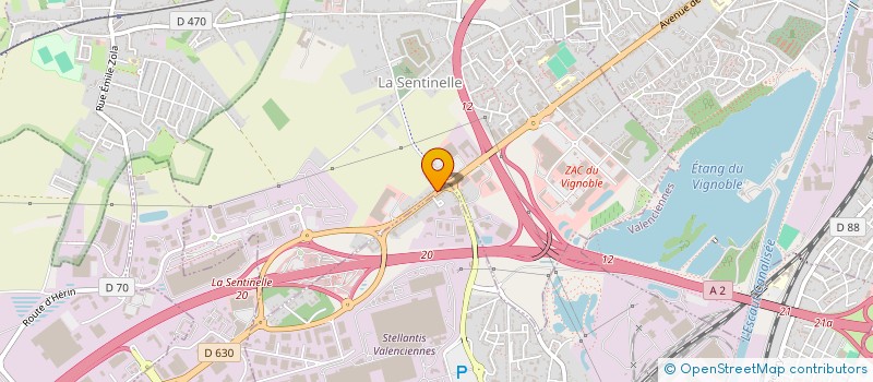 localisation de l'entreprise M ROYEN N DALLE  LA SENTINELLE