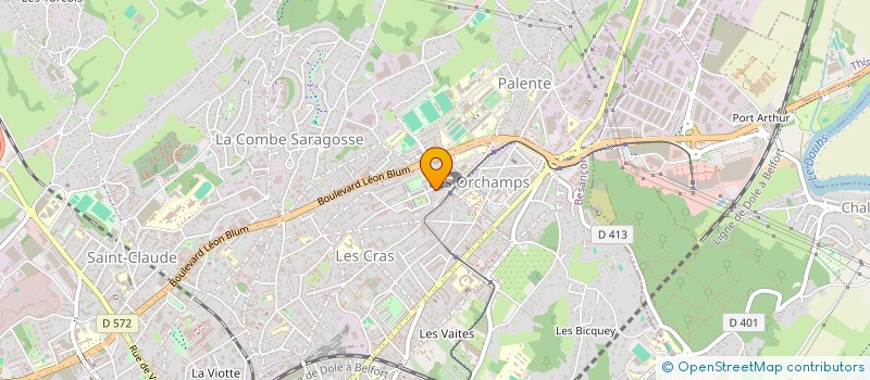 localisation de l'entreprise M-RUCHE TRANSPORT SASU  BESANCON