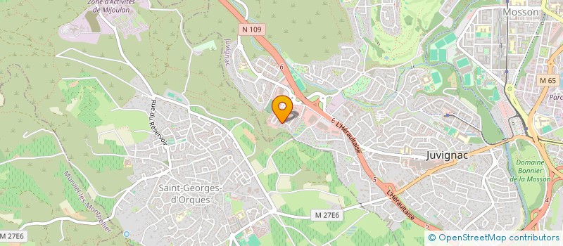 localisation de l'entreprise M.S 34  JUVIGNAC