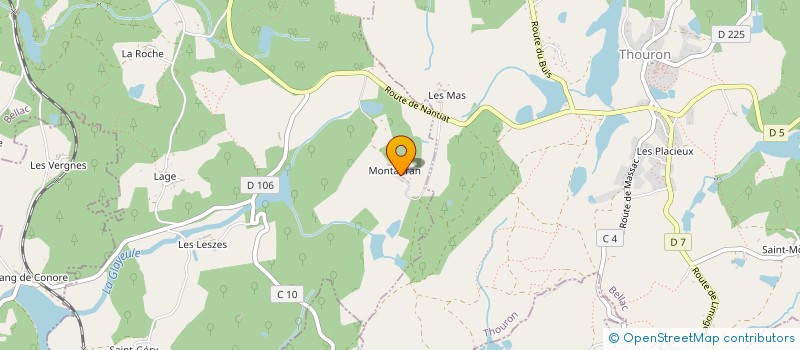 localisation de l'entreprise M & S  NANTIAT