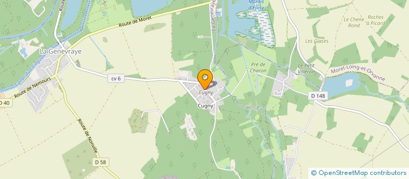 localisation de l'entreprise M&S  LA GENEVRAYE