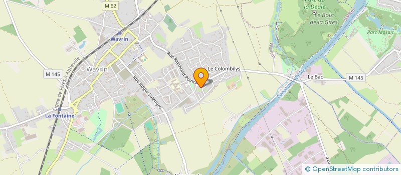 localisation de l'entreprise M S  WAVRIN