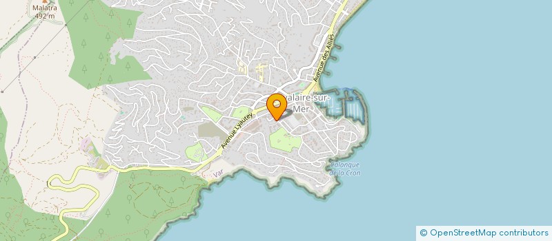 localisation de l'entreprise M.S à CAVALAIRE-SUR-MER
