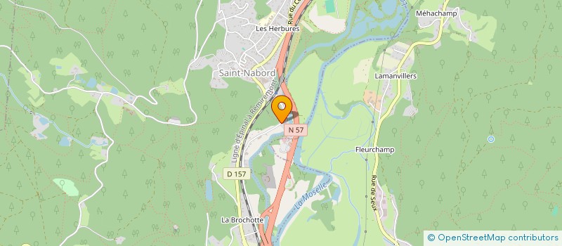 localisation de l'entreprise M & S  SAINT-NABORD