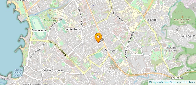 localisation de l'entreprise M.S. à MARSEILLE