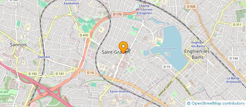 localisation de l'entreprise M&S  SAINT-GRATIEN