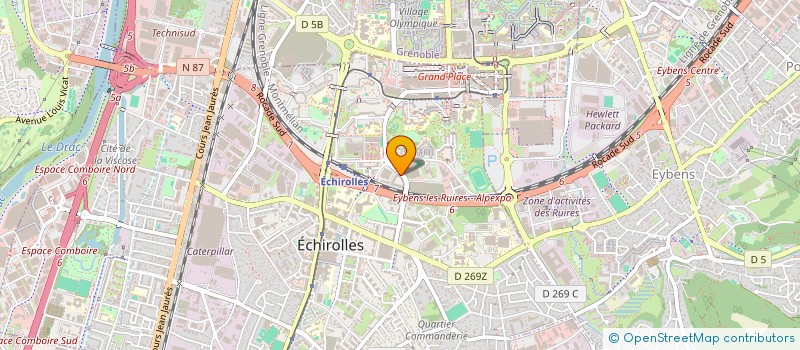 localisation de l'entreprise M.S.A 38  ECHIROLLES