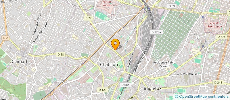 localisation de l'entreprise M.S.A.B.G à CHATILLON
