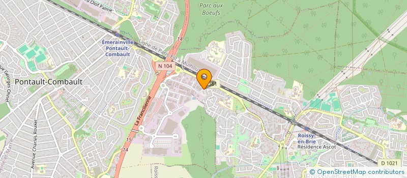 localisation de l'entreprise M S A DIFFUSION à ROISSY-EN-BRIE