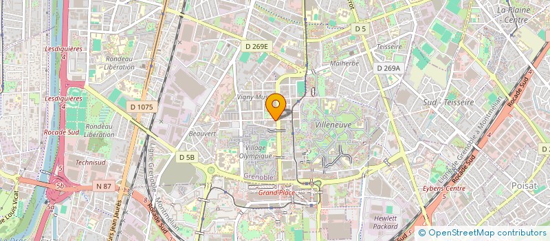 localisation de l'entreprise M.S.A DISTRIBUTION  GRENOBLE