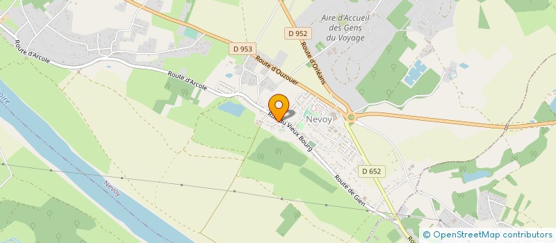 localisation de l'entreprise M.S.A.E. à SAINT-BRISSON-SUR-LOIRE
