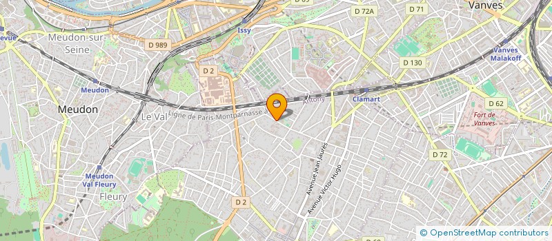 localisation de l'entreprise M.S.A.GARAGE MAURO à CLAMART