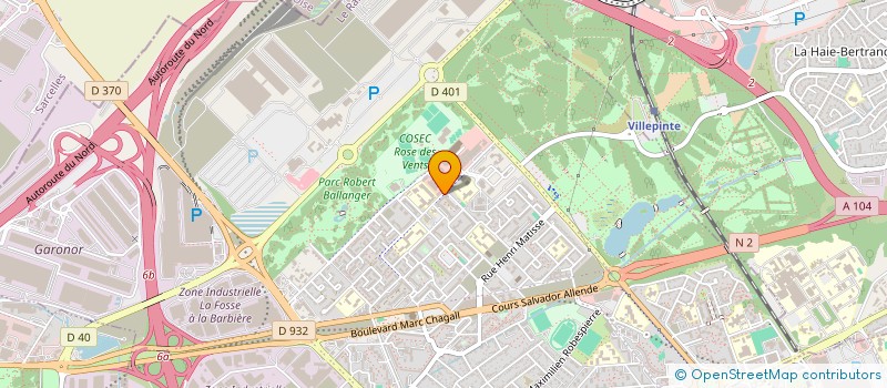localisation de l'entreprise M.S.A TRANSPORT  AULNAY-SOUS-BOIS