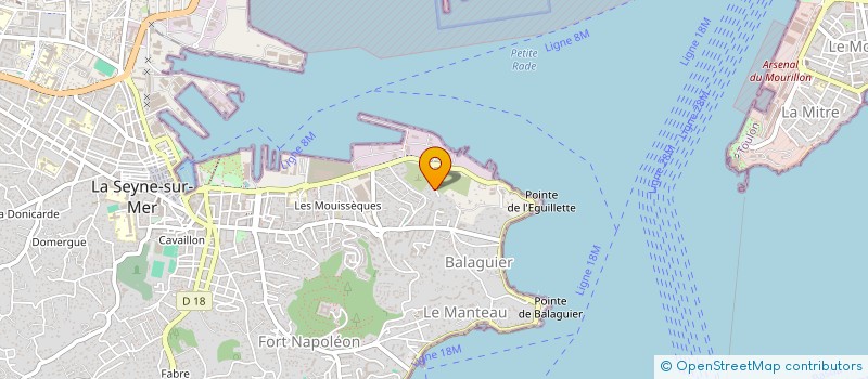 localisation de l'entreprise M S AQUA à LA SEYNE-SUR-MER
