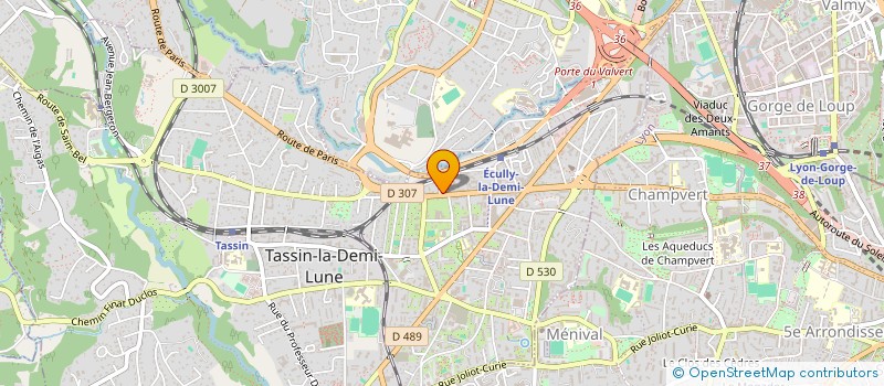 localisation de l'entreprise M&S AUTO à TASSIN-LA-DEMI-LUNE