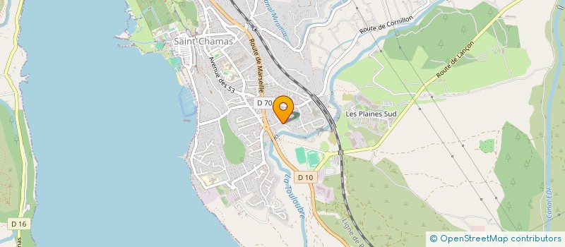 localisation de l'entreprise M.S. AUTOS S.A.R.L  SAINT-CHAMAS