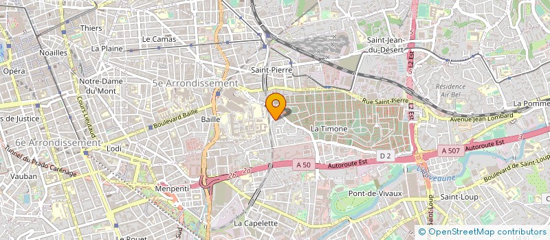 localisation de l'entreprise M S B 13 à MARSEILLE