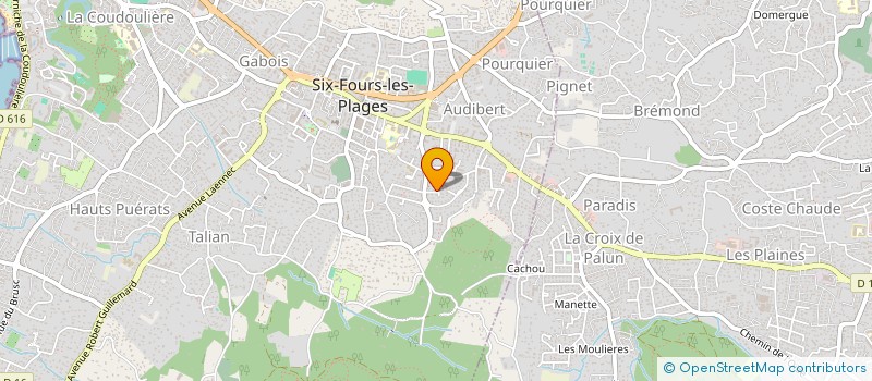 localisation de l'entreprise M S B à SIX-FOURS-LES-PLAGES