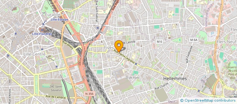 localisation de l'entreprise M S B à LILLE