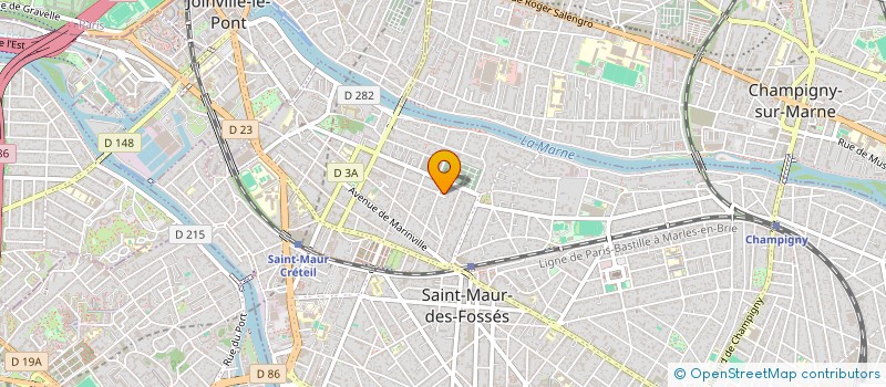 localisation de l'entreprise M.S.B à SAINT-MAUR-DES-FOSSES