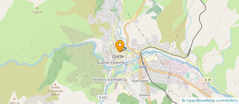 localisation de l'entreprise M.S.B.C. à CORTE