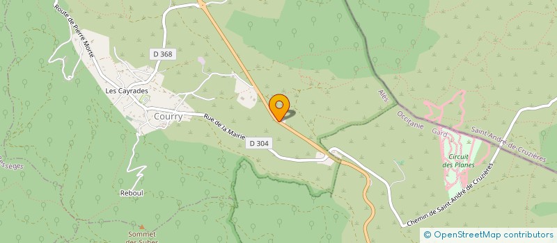 localisation de l'entreprise M.S.B FACADES  COURRY