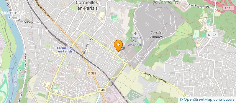 localisation de l'entreprise M'S BARBER LOUNGE  CORMEILLES-EN-PARISIS