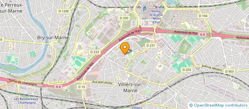 localisation de l'entreprise M.S.BATIMENT à VILLIERS-SUR-MARNE