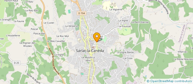 localisation de l'entreprise M.S.C. à SARLAT-LA-CANEDA