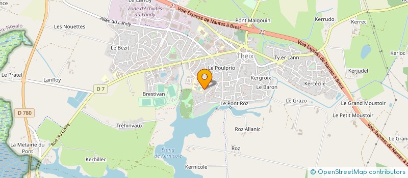 localisation de l'entreprise M.S.C.  THEIX-NOYALO