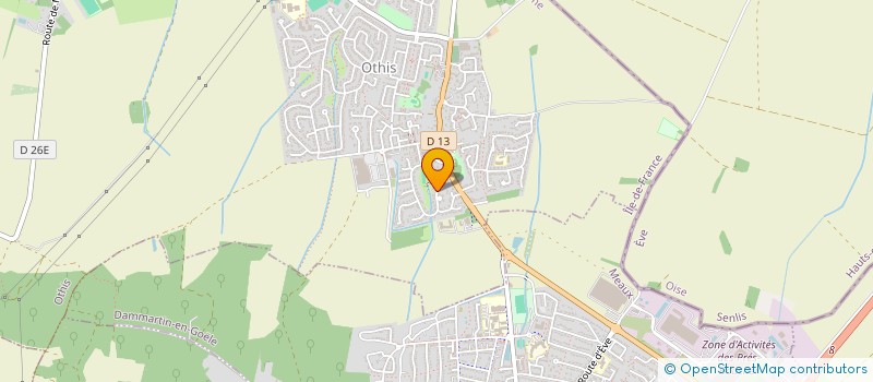 localisation de l'entreprise M.S.C  OTHIS