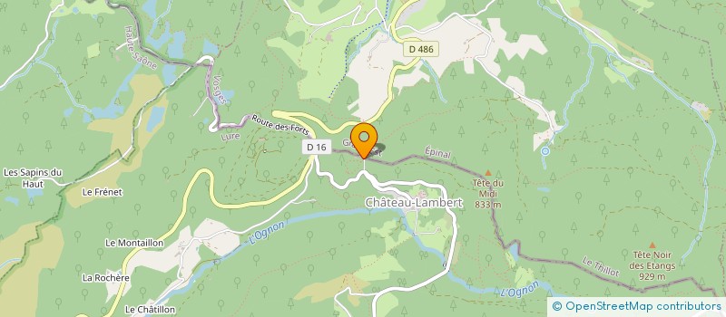 localisation de l'entreprise M.S.C.  HAUT-DU-THEM-CHATEAU-LAMBERT