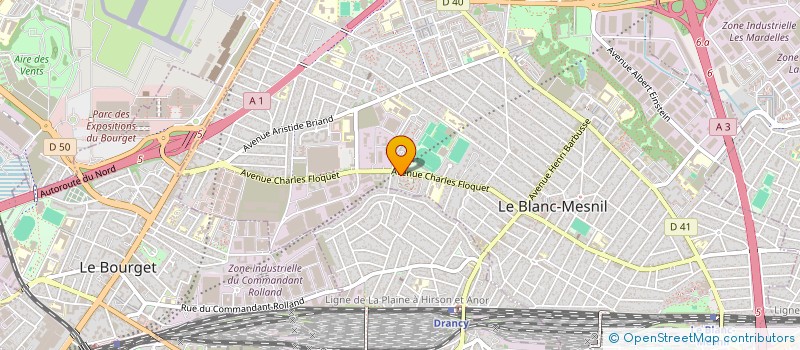 localisation de l'entreprise M.S & C.L TAXI à LE BLANC-MESNIL