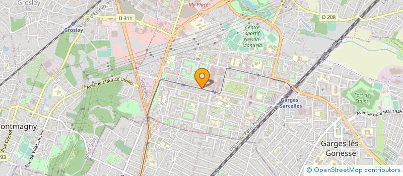 localisation de l'entreprise M S CLIM ET SERVICES  SARCELLES